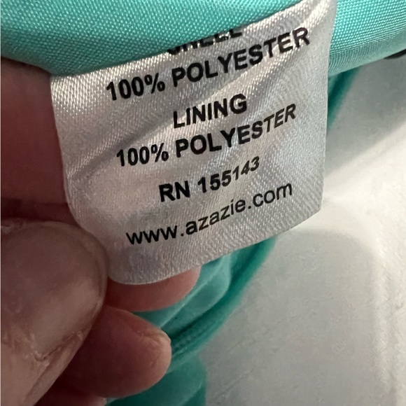 Azazie Aqua Bridesmaid Dress Size C - Custome - Picture 13 of 14